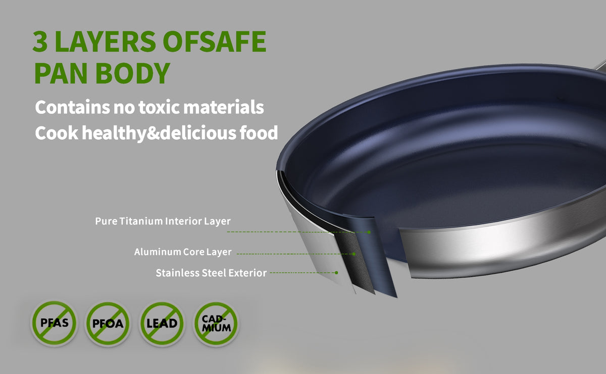 Titanium Frying Pan ( 28cm )